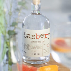 Serving Sasbery with grapefruit wedge